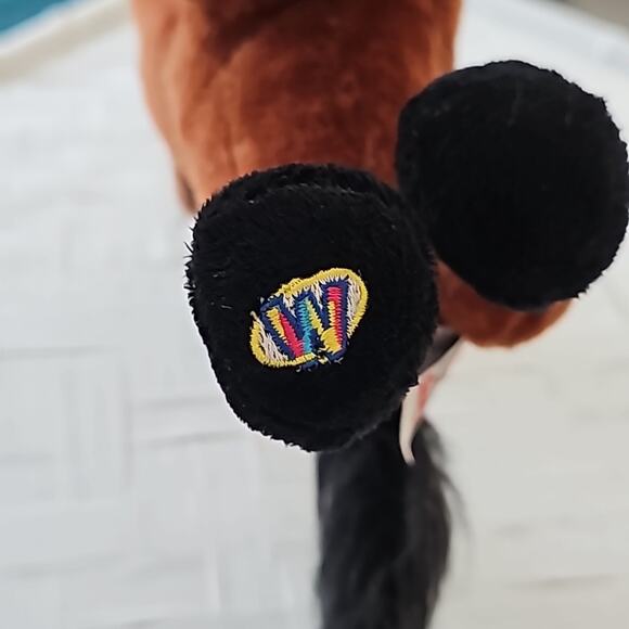 Ganz Webkinz Brown Arabian Horse Stuffed Animal Plush 9"T x 10"L - Picture 6 of 8
